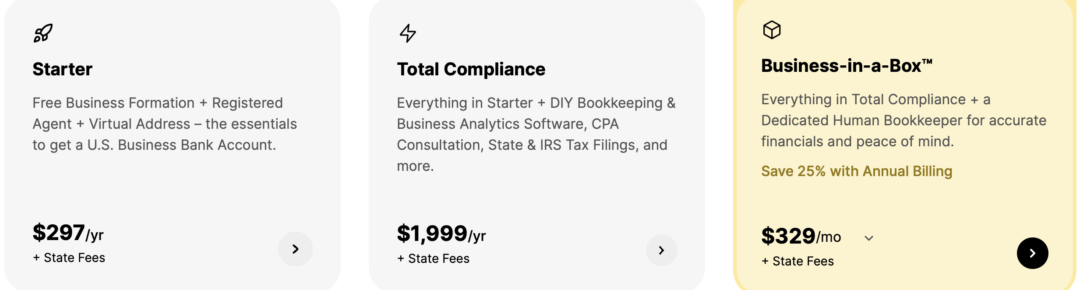 doola Total Compliance- To make the decision even easier, here’s how each plan fits the needs of every founder.
